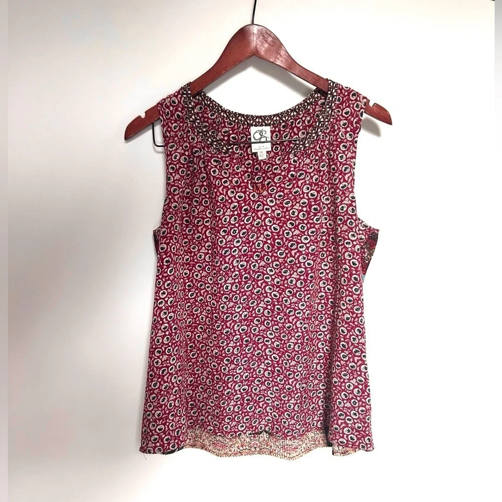 Anthropologie Patchwork Tank Top
Blouse Floral Mixed Print - Picture 4 of 8
